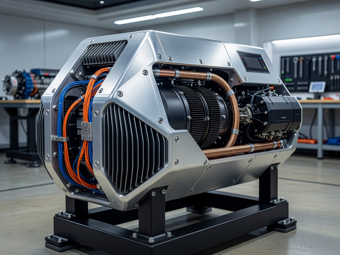 Feedhouse Lumina 40 Executive electric hybrid yacht engine drive system